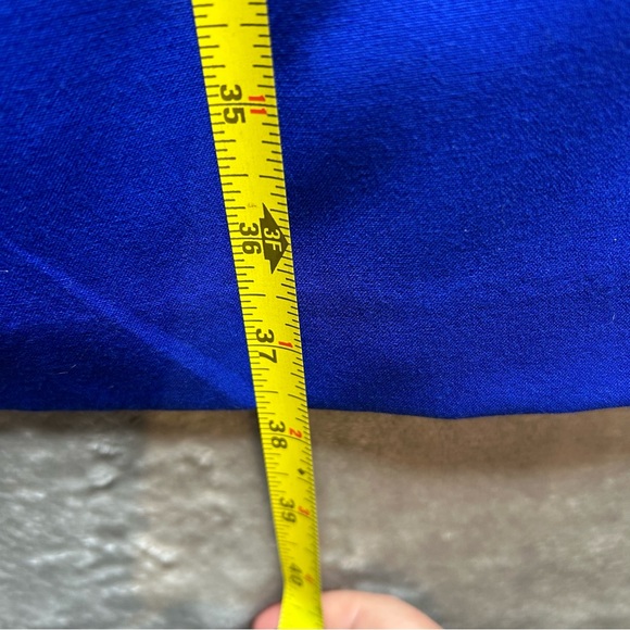 Calvin Klein Blue Ruffle Dress - Picture 3 of 6